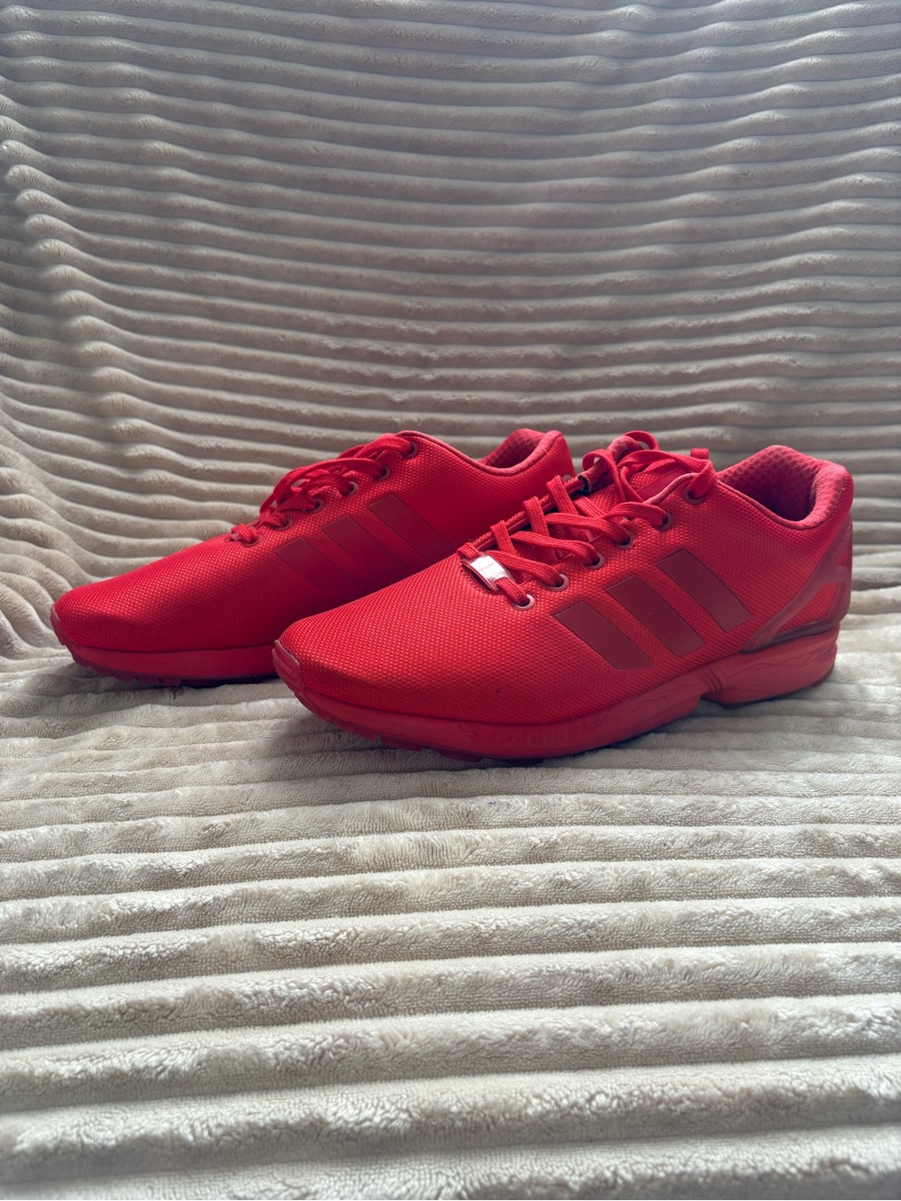 adidas Men’s Red Lightweight Athletic Sneakers
